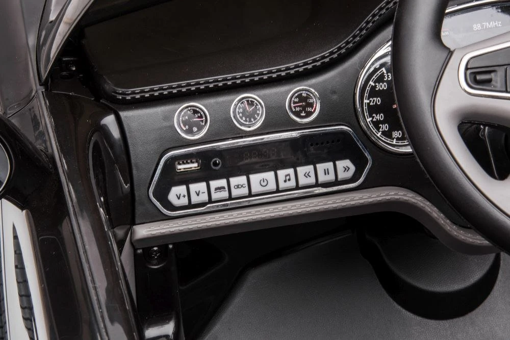 Lean Cars Vienvietis elektromobilis Bentley Mulsanne Lean Car, juodas