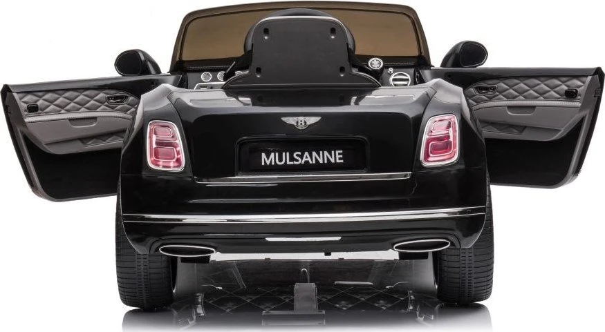 Lean Cars Vienvietis elektromobilis Bentley Mulsanne Lean Car, juodas