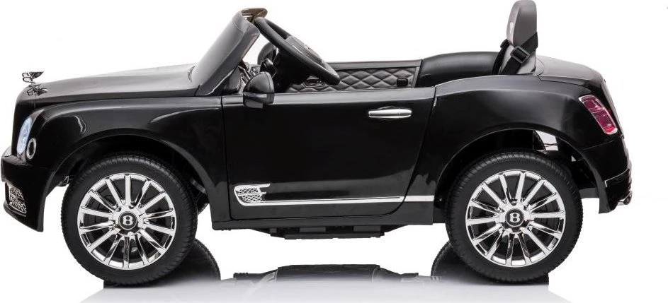 Lean Cars Vienvietis elektromobilis Bentley Mulsanne Lean Car, juodas