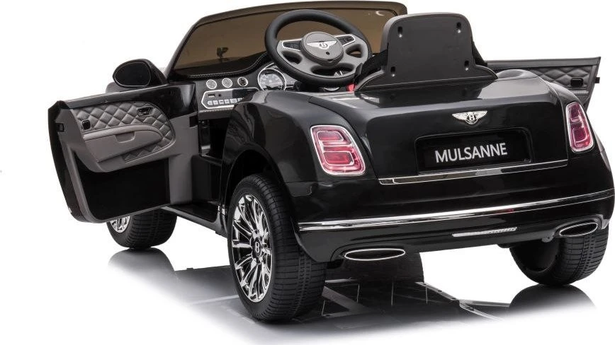 Lean Cars Vienvietis elektromobilis Bentley Mulsanne Lean Car, juodas