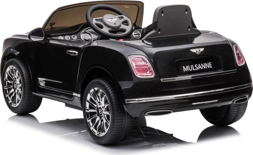Lean Cars Vienvietis elektromobilis Bentley Mulsanne Lean Car, juodas