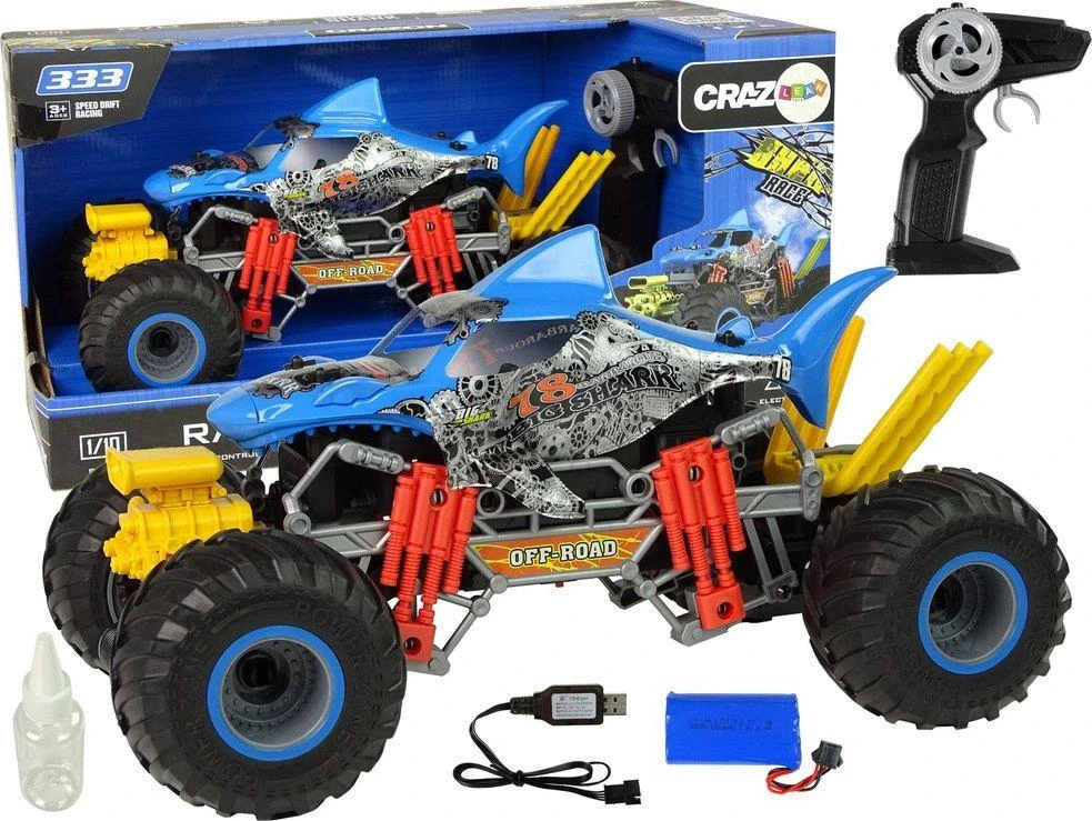 Lean Toys Radijo bangomis valdomas visureigis iki 15km/h