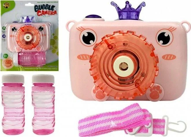 Lean Toys Muilo burbulų kamera su šviesos ir garso efektais