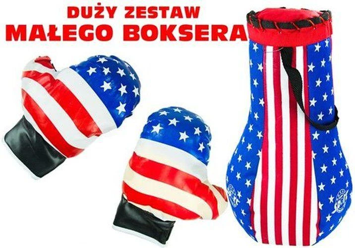 Zestaw Vaikiškas bokso rinkinys su pirštinėmis, 40 cm