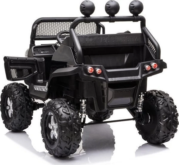 Lean Cars Vaikiškas elektrinis visureigis Mercedes Unimog S, juodas