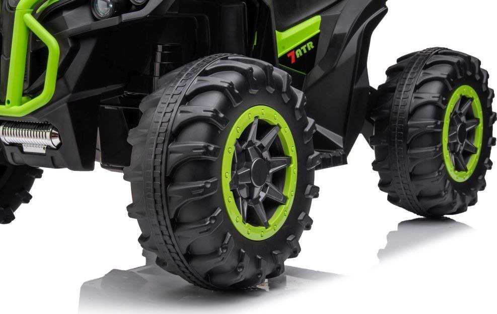 Lean Cars Akumuliatorinis keturratis vaikams „GTS1199“, žalios spalvos