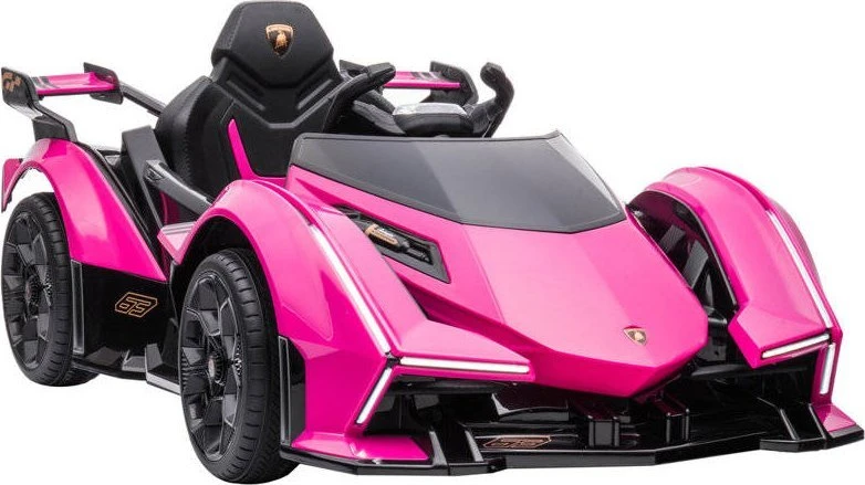 Lean Cars Vienvietis elektromobilis vaikams Lamborghini GT HL528, rožinis