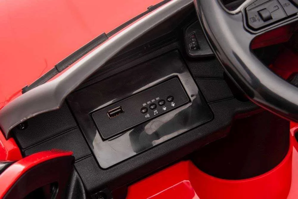 Lean Cars Elektrinis automobilis Audi RS6 BRD-2118, raudonas