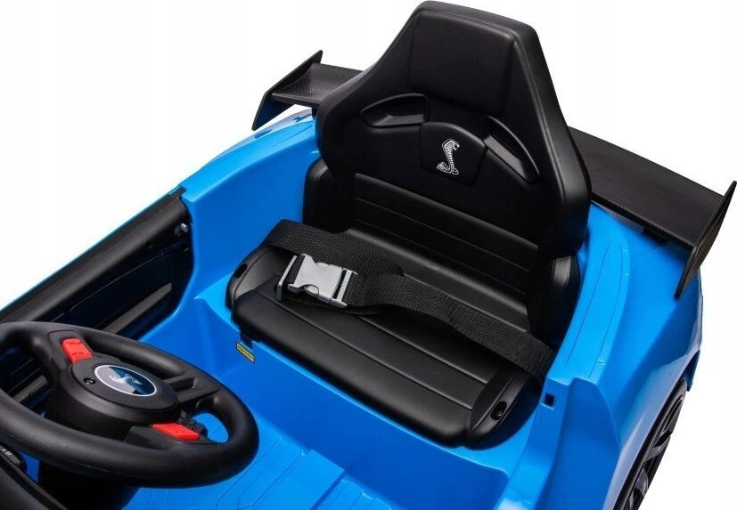 Lean Cars Lean Toys Elektromobilis vaikams Ford Mustang GT500 Shelby, Mėlynos spalvos