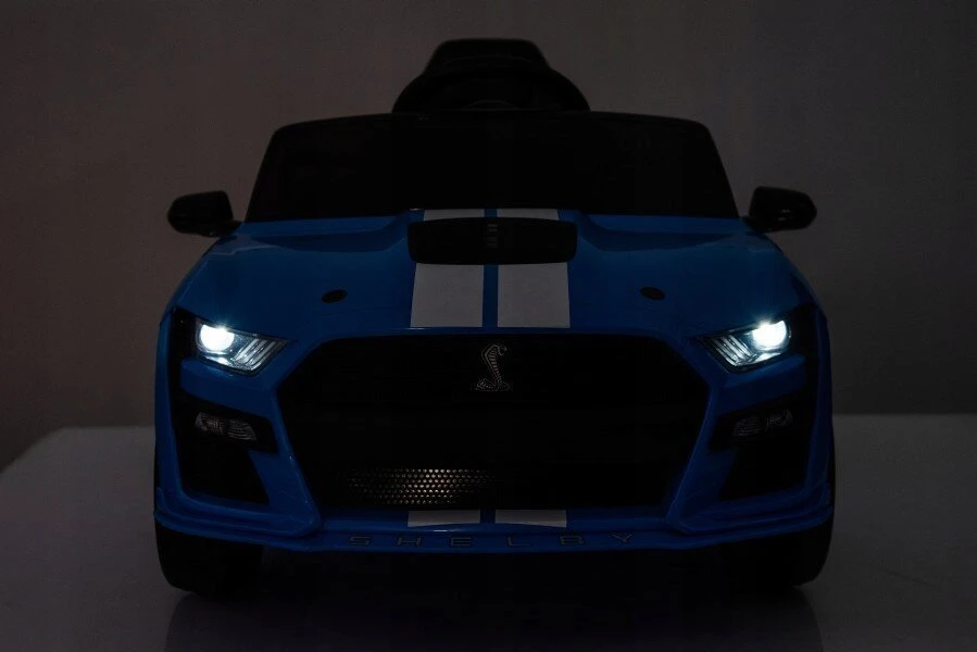 Lean Cars Lean Toys Elektromobilis vaikams Ford Mustang GT500 Shelby, Mėlynos spalvos