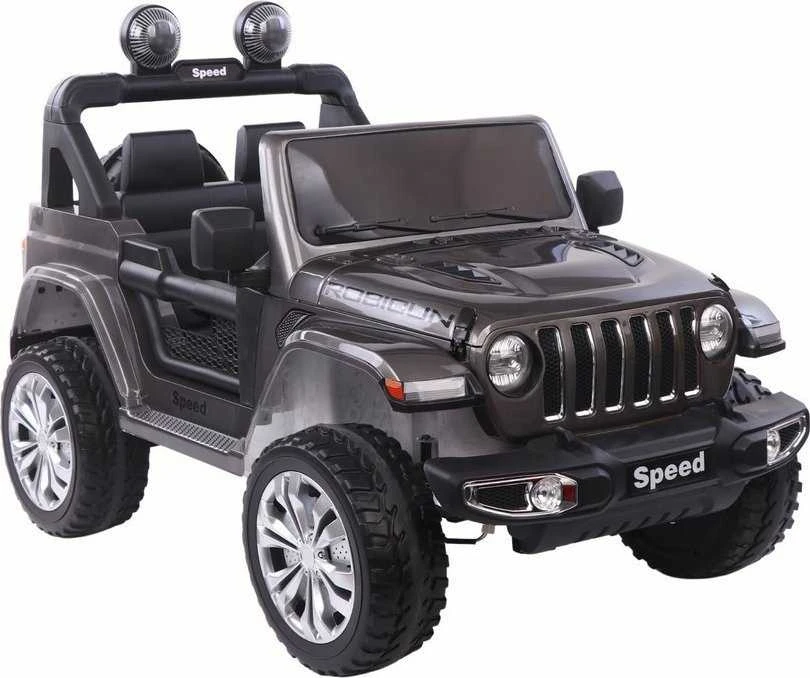 Lean Cars Vienvietis vaikiškas elektromobilis 4x4 LeanToys FT-938, pilkas