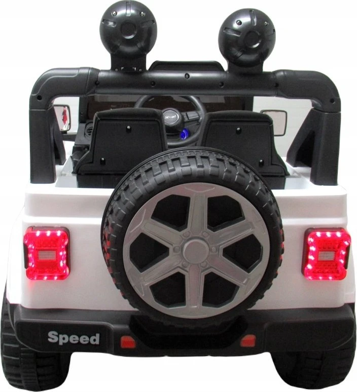 Lean Cars Vienvietis vaikiškas elektromobilis 4x4 LeanToys FT-938, baltas