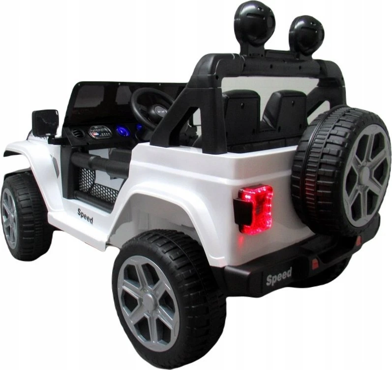 Lean Cars Vienvietis vaikiškas elektromobilis 4x4 LeanToys FT-938, baltas