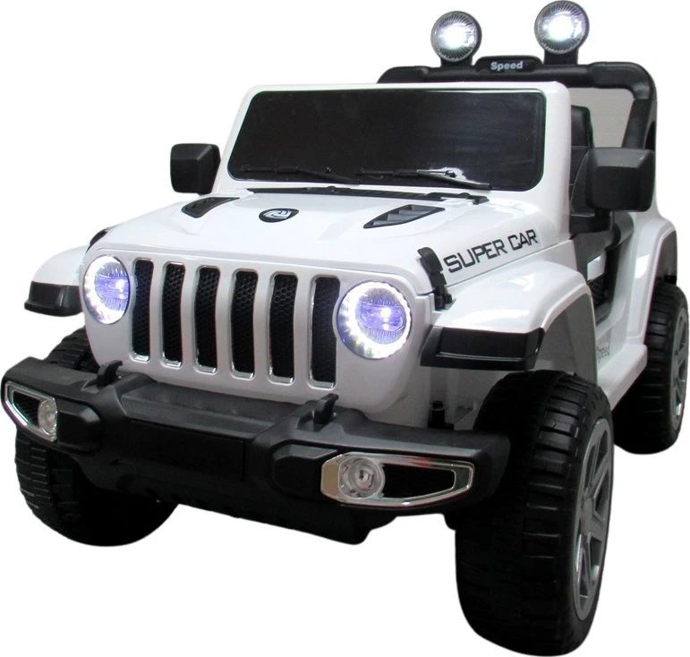Lean Cars Vienvietis vaikiškas elektromobilis 4x4 LeanToys FT-938, baltas