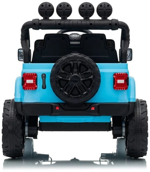 Lean Cars Akumuliatorinis automobilis Jeep Rubicon DK-JWR558 šviesiai mėlynas