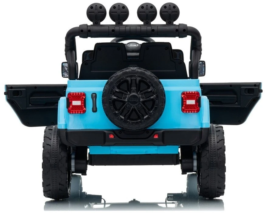 Lean Cars Akumuliatorinis automobilis Jeep Rubicon DK-JWR558 šviesiai mėlynas