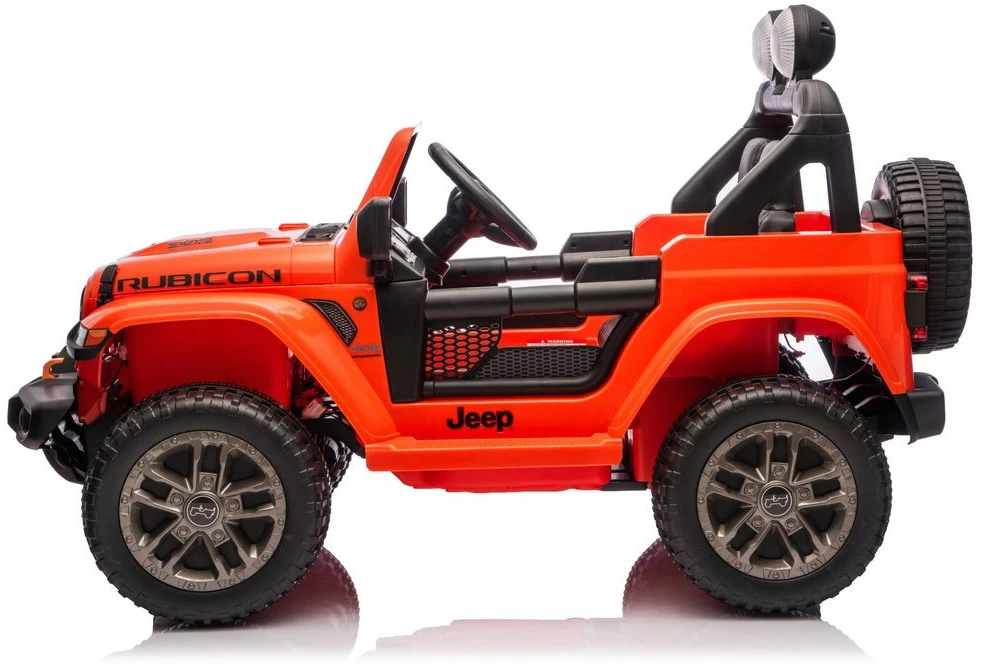 Lean Cars Oranžinis elektrinis automobilis Jeep Rubicon DK-JWR556