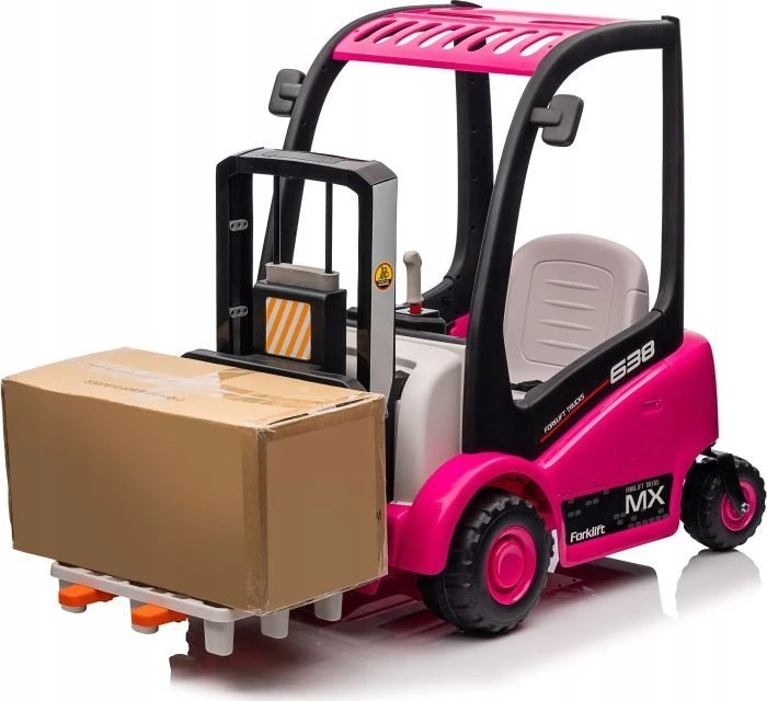 Lean Cars Akumuliatorinis krautuvas XMX638 Rožinis