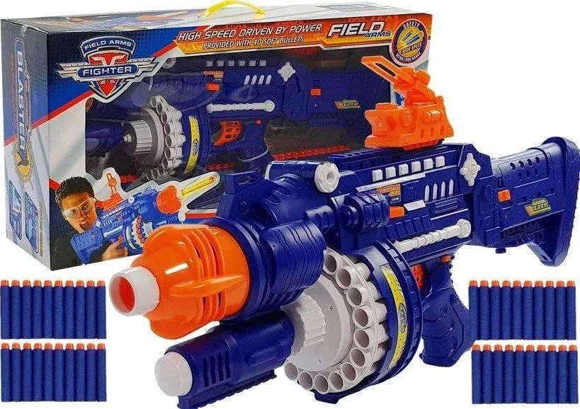 Lean Toys Leantoys žaislinis šautuvas su putplasčio šoviniais
