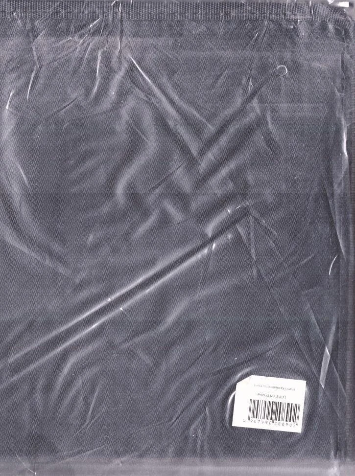 Lean A4 dokumentų dėklas su skyriais ir užtrauktuku, juodas, 36,5 × 27 × 5,5 cm