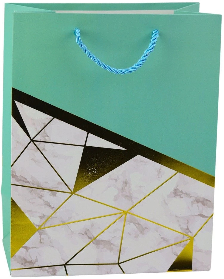 Lean Krepšys Geometrinis marmurinis dovanų maišelis 23 x 18 x 10,5 cm