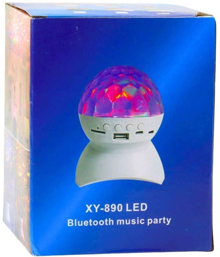 Lean LED Naktinė Lempa su Garsiakalbiu XY-890 Balta