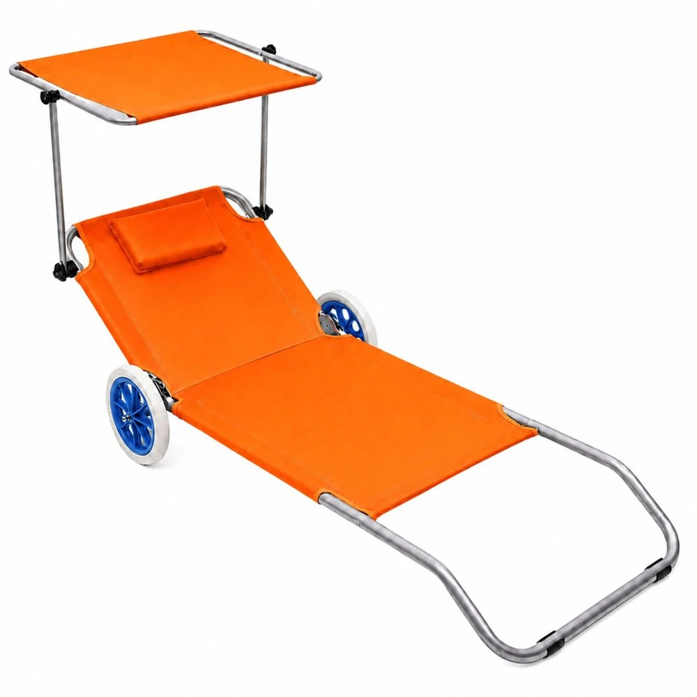 Lean Paplūdimio gultas oranžinis