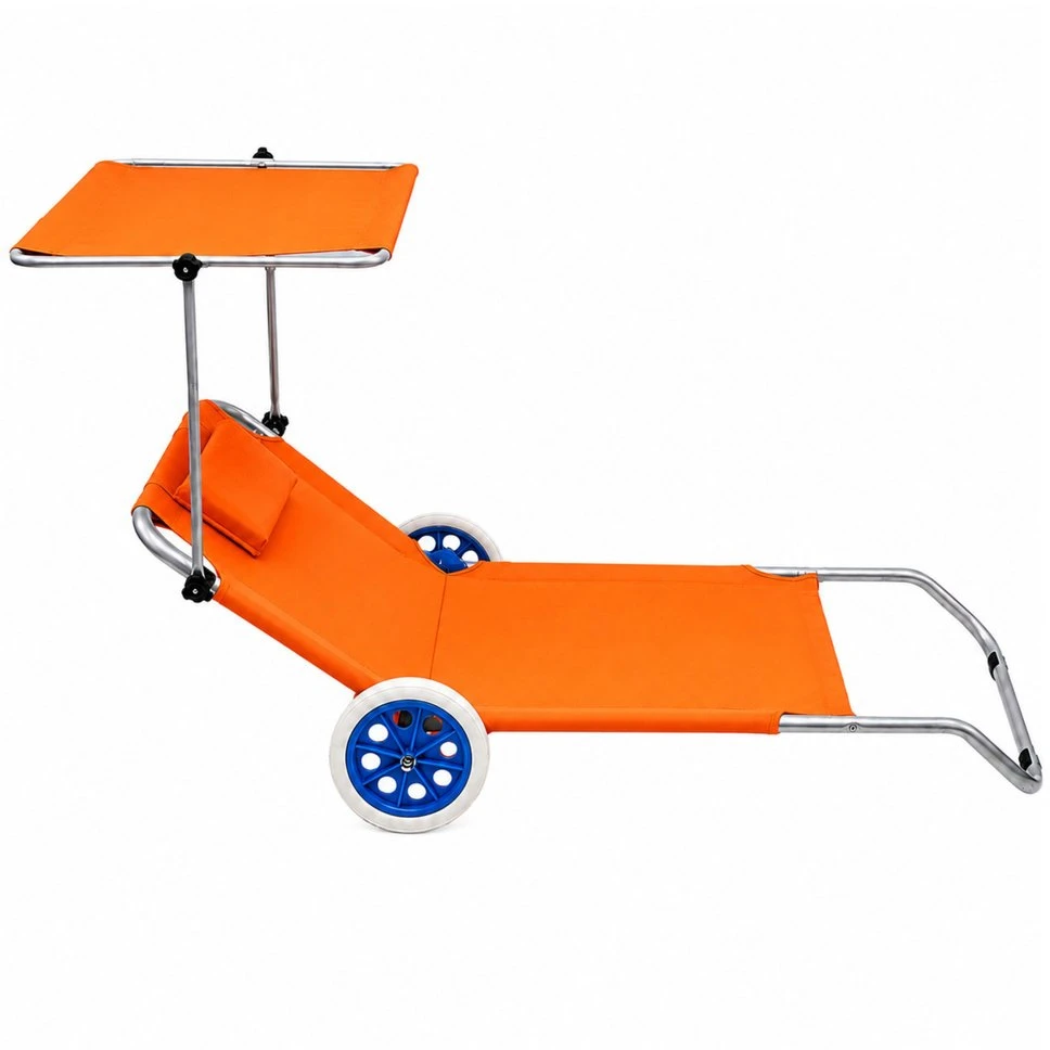 Lean Paplūdimio gultas oranžinis