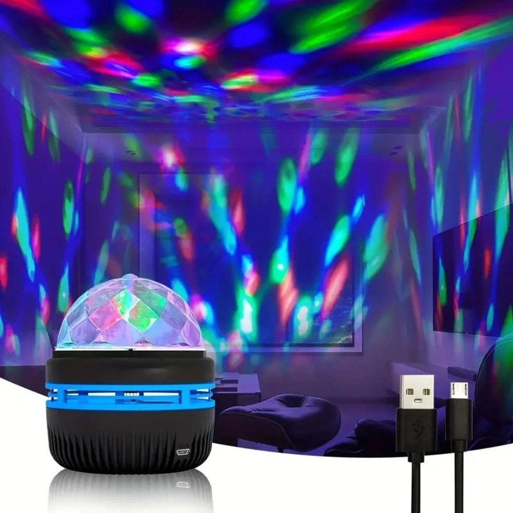Lean LED projektorius RGB naktinė lempa 360°
