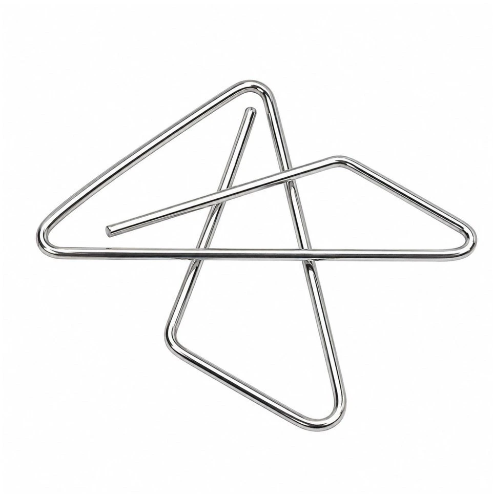 Lean Metalinės drugelio formos sąvaržėlės, sidabrinės, 32 mm, 50 vnt.