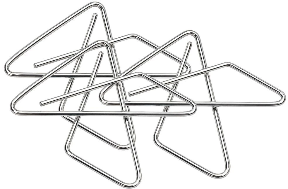 Lean Metalinės drugelio formos sąvaržėlės, sidabrinės, 32 mm, 50 vnt.