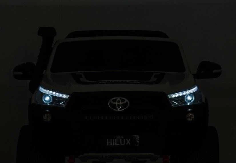 Lean Cars Elektromobilis vaikams Toyota Hilux, juodas lakuotas