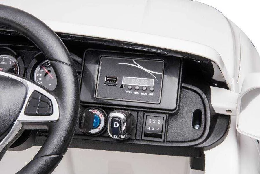 Lean Cars Vienvietis vaikiškas elektromobilis Mercedes DK-MT950 4x4, baltas
