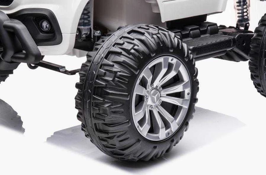 Lean Cars Vienvietis vaikiškas elektromobilis Mercedes DK-MT950 4x4, baltas