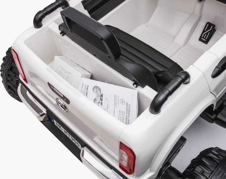 Lean Cars Vienvietis vaikiškas elektromobilis Mercedes DK-MT950 4x4, baltas