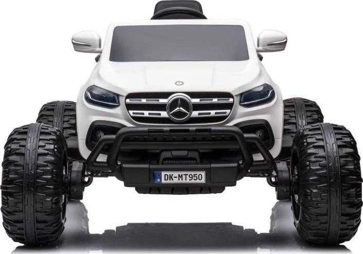 Lean Cars Vienvietis vaikiškas elektromobilis Mercedes DK-MT950 4x4, baltas