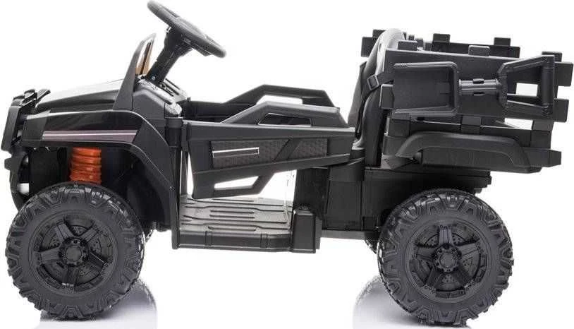 Lean Cars Vaikiškas elektrinis visureigis „Farmer Pick-Up“ (modelis BDM0926, juodas)