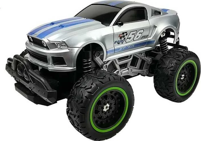 Lean Sport Auto Zdalnie Sterowane R/C Wysokie Koła Sidabrinė