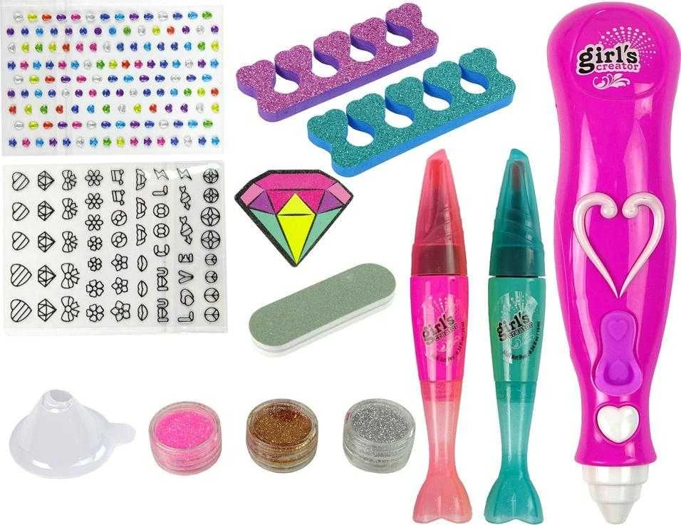 Lean Toys Nagų dažymo rinkinys vaikams