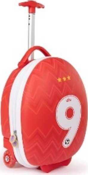 Kelioninis Lean Sport Lagaminas vaikams Boppi Tiny Trekker Football, raudonas