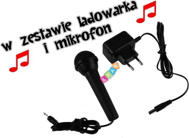 Lean Toys Vaikiškas muzikinis sintezatorius su USB mikrofonu