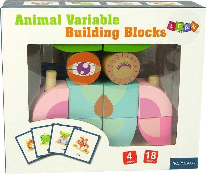 Medinė erdvinė dėlionė vaikams Lean Toys Pelėda 3D