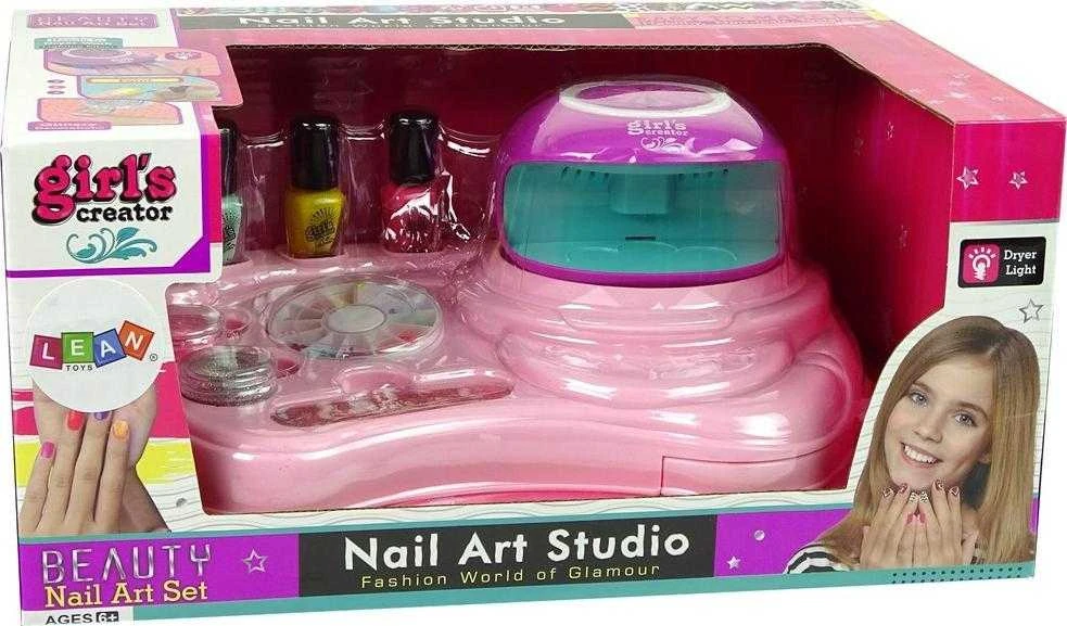 Lean Toys Vaikiškas nagų dažymo rinkinys