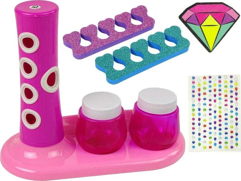 Lean Toys Nagų dažymo rinkinys vaikams Glitter Dispenser
