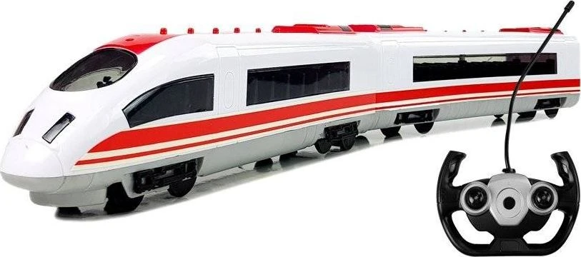 Lean Toys Nuotoliniu būdu valdomas traukinys su apšvietimu, 65 cm