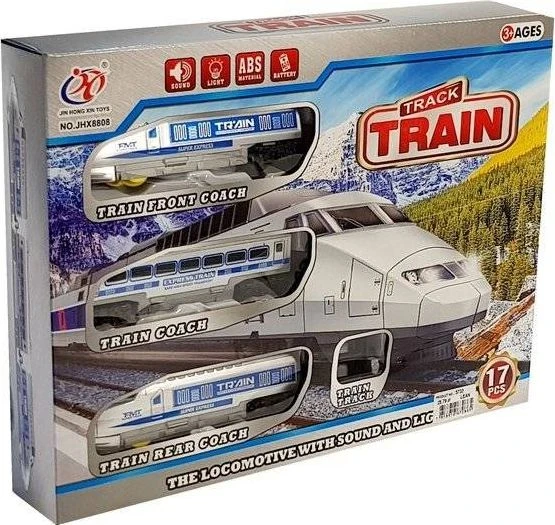Lean Toys Traukinys su Šviesomis ir Garsu
