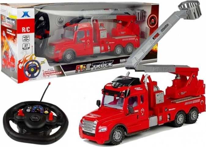 Straż Rc gaisrinės automobilis Lean Toys
