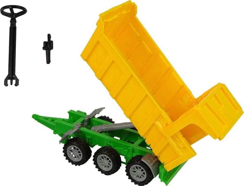 Žaislinis traktorius berniukams Lean Toys, raudonas, 50 cm
