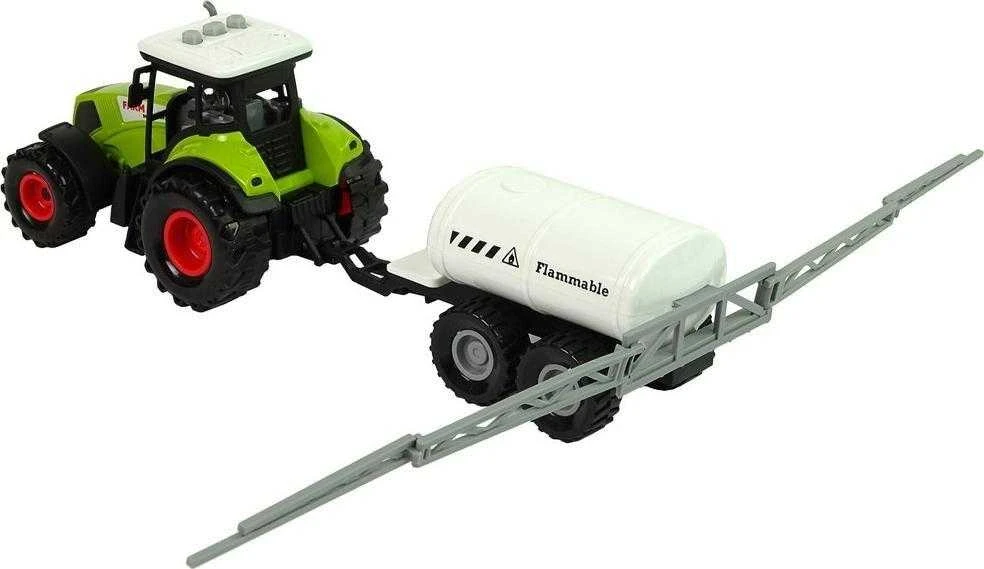 Žaislinių traktorių su priekabomis rinkinys berniukams Lean Toys