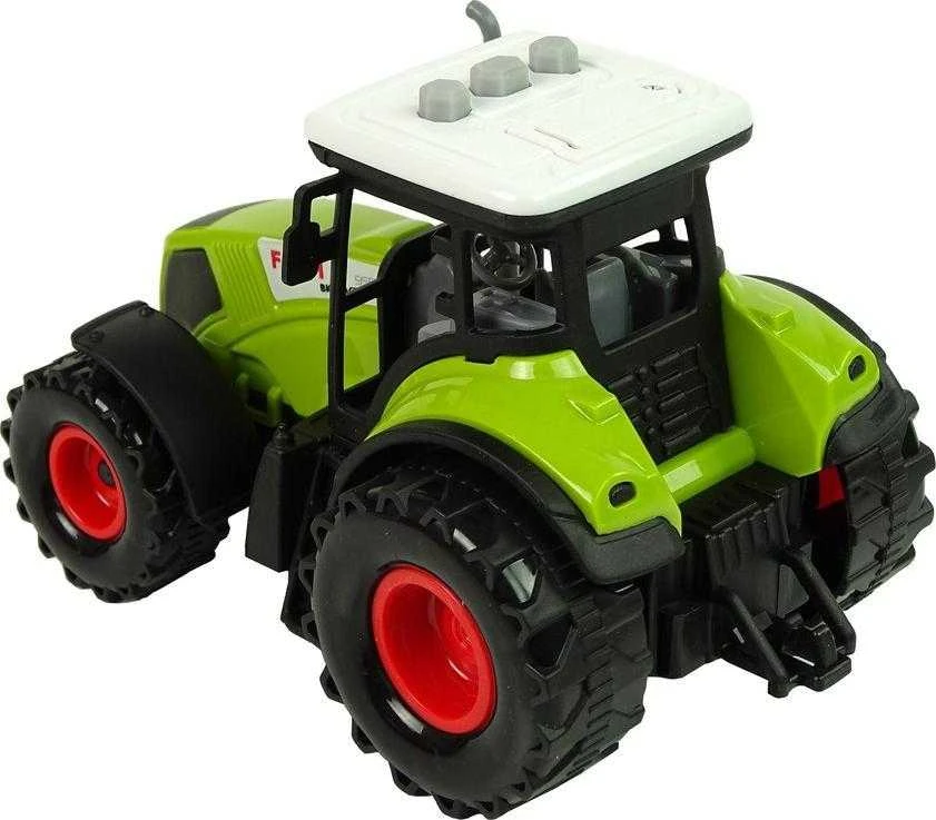 Žaislinių traktorių su priekabomis rinkinys berniukams Lean Toys